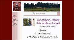 Desktop Screenshot of lescavesduplessis.fr